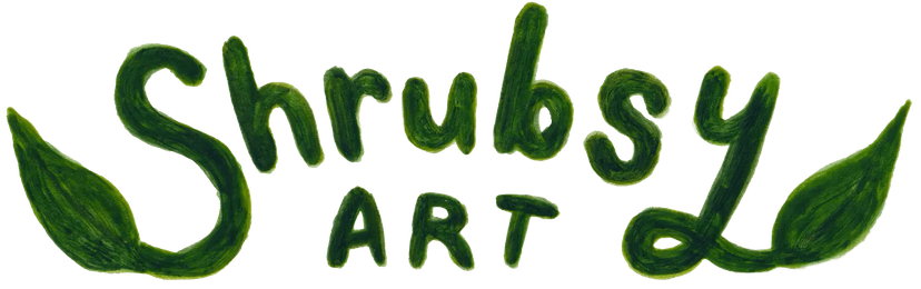 Shrubsy Art Watercolour Logo