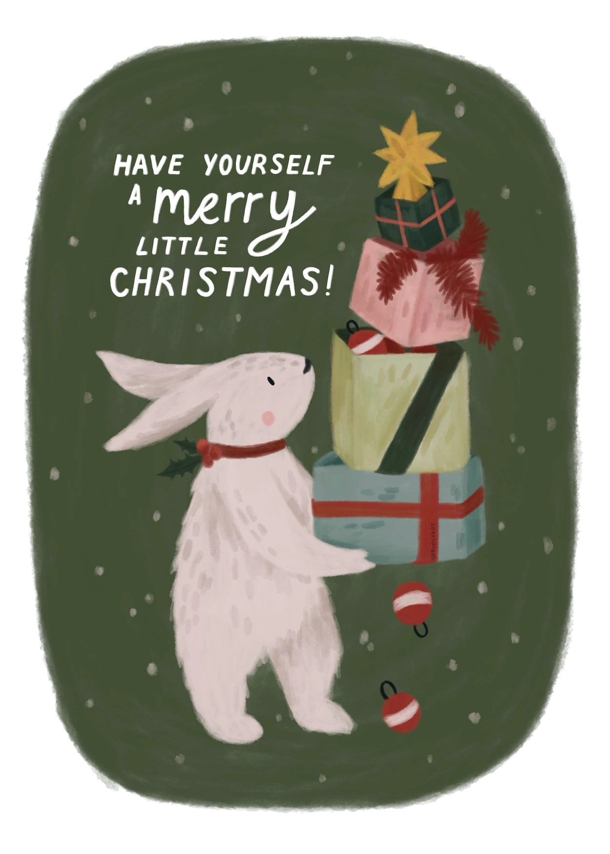 Hallmark print illustration