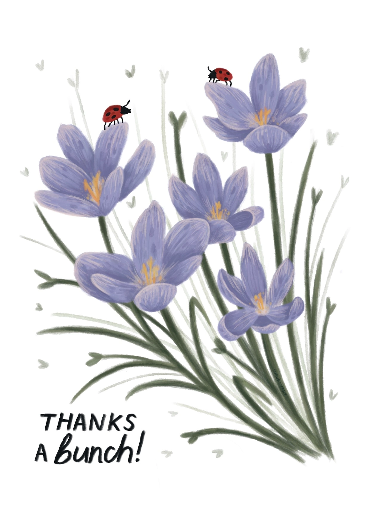 Hallmark print illustration