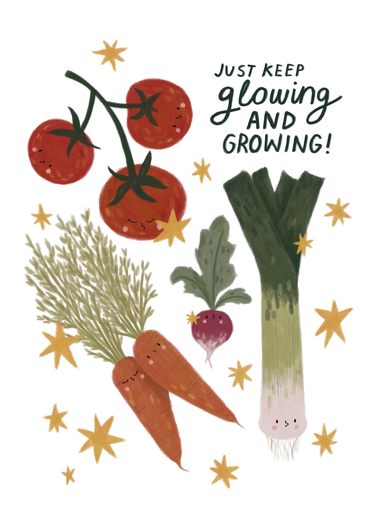 Hallmark print illustration